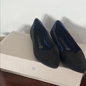 Rothy's Black and Blue Women's Flats